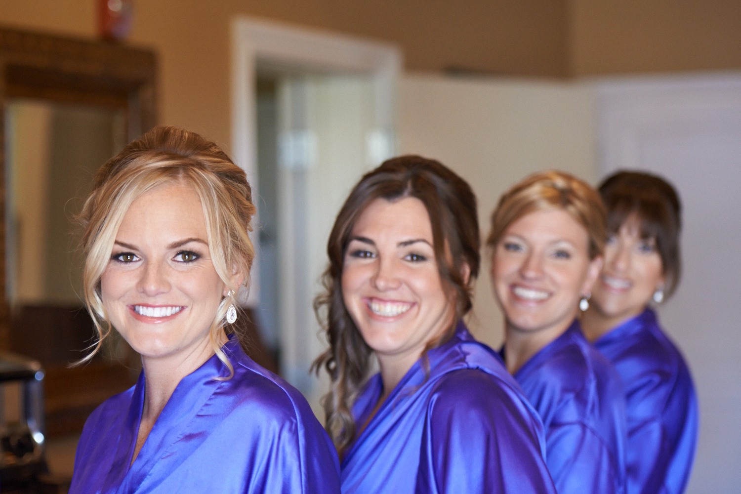 Jessica and Bridesmaids Makeup Westlake Village Inn