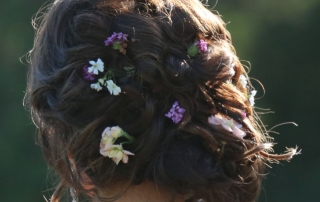 Bridal Updo Flowers